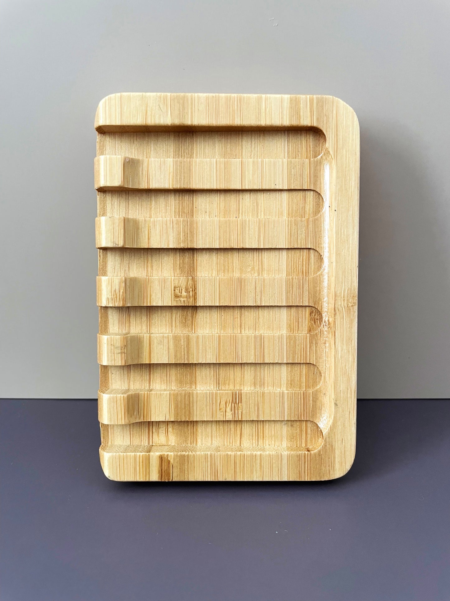 Bamboo waterfall soap dish
