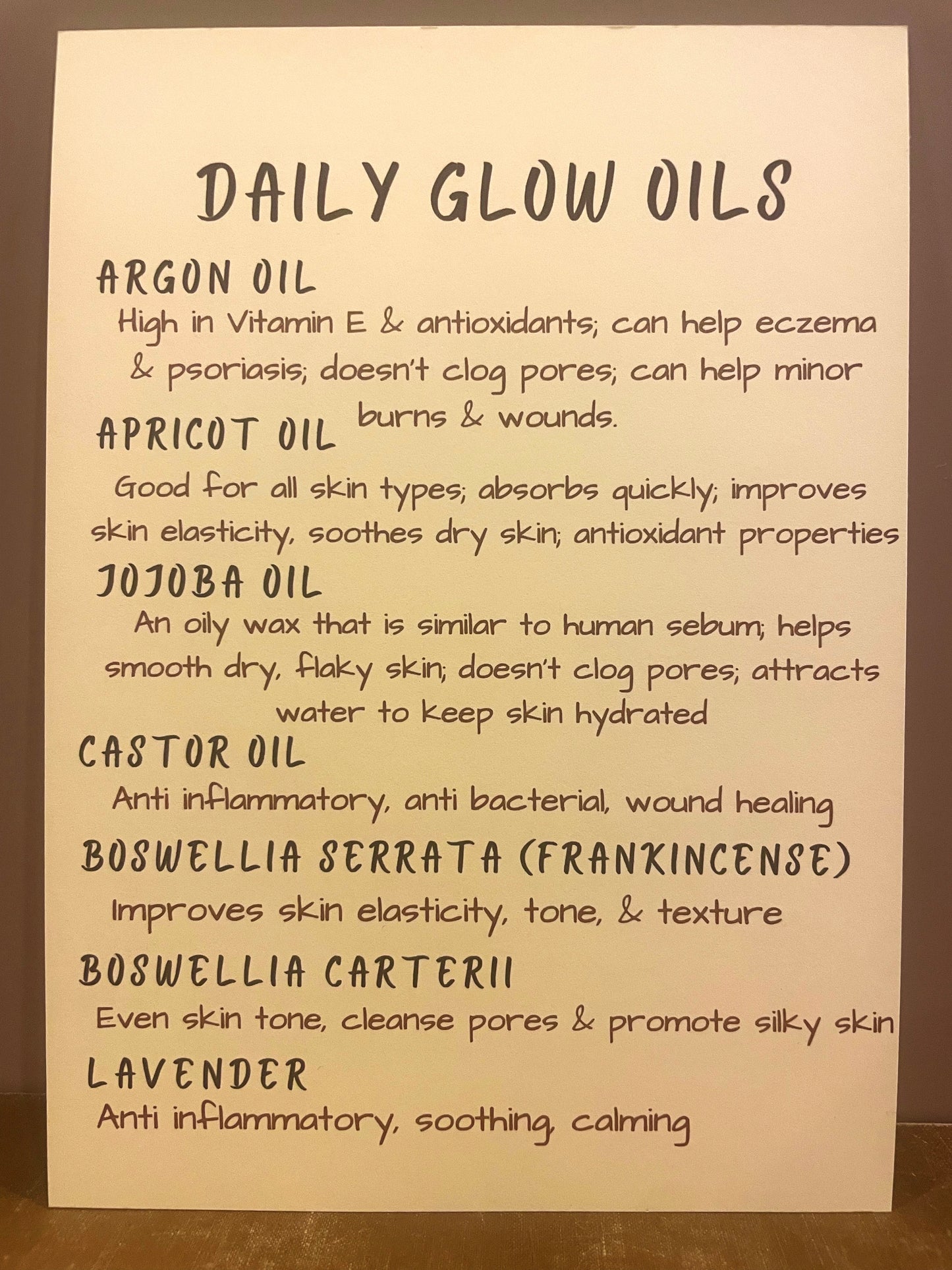 Daily Glow Face Oil