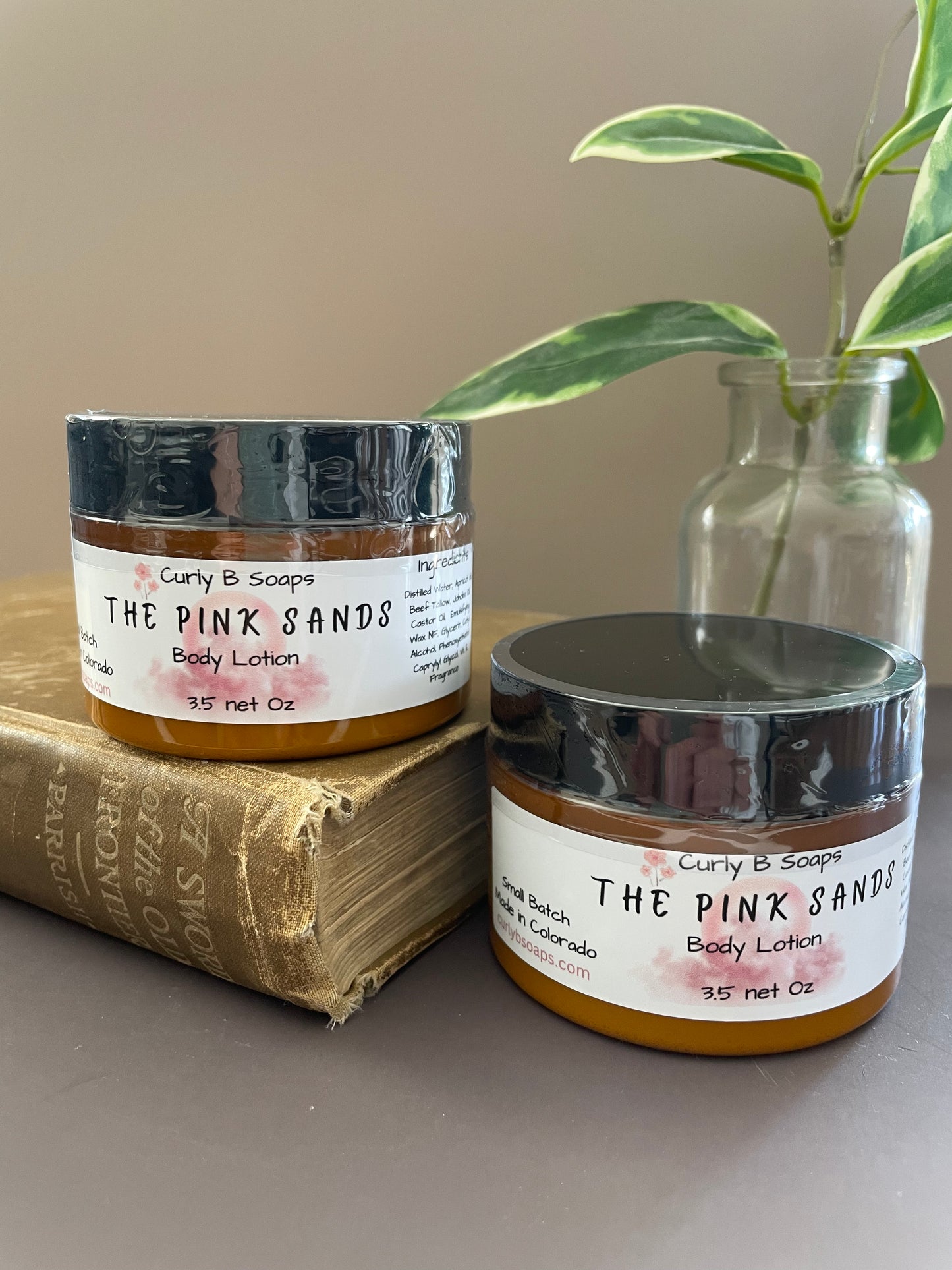 The Pink Sands body lotion