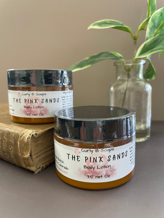The Pink Sands body lotion