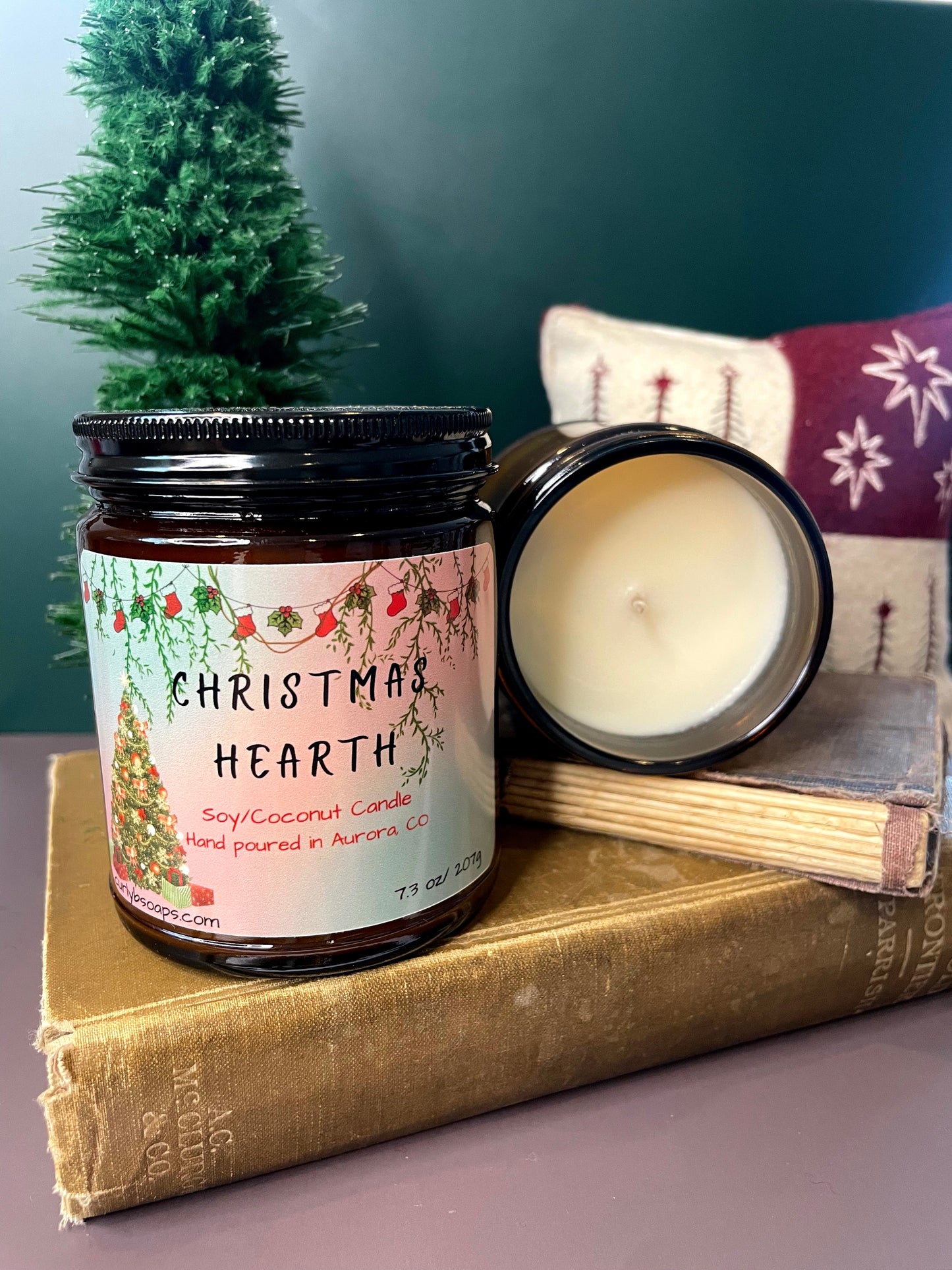 Christmas Hearth Candle