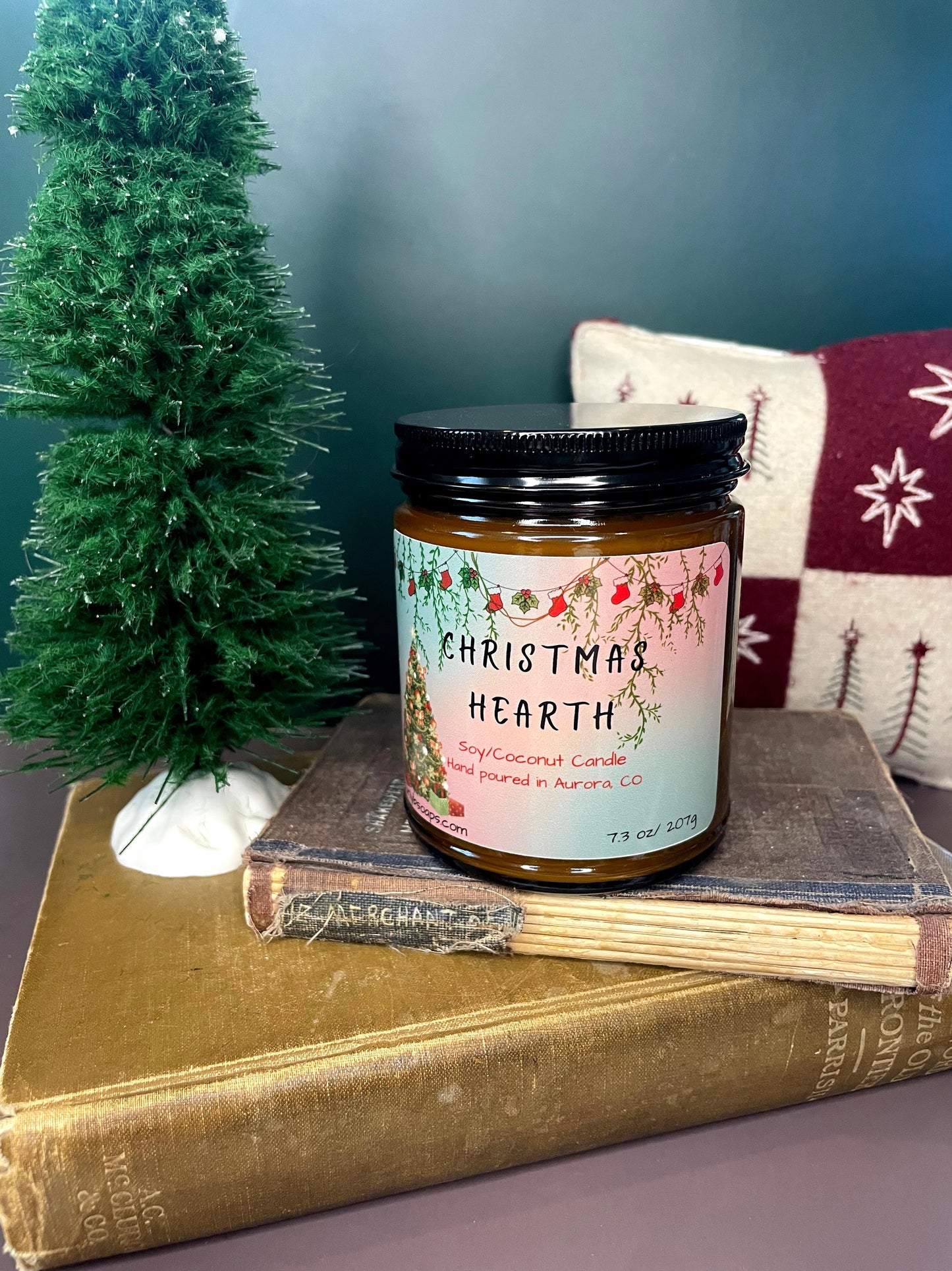 Christmas Hearth Candle